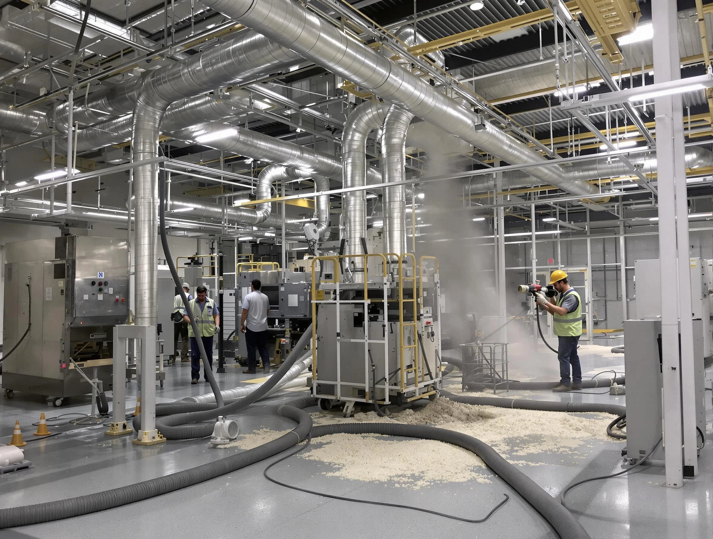 Heavy-duty industrial duct cleaning by North Versailles Air Duct Cleaning in North Versailles