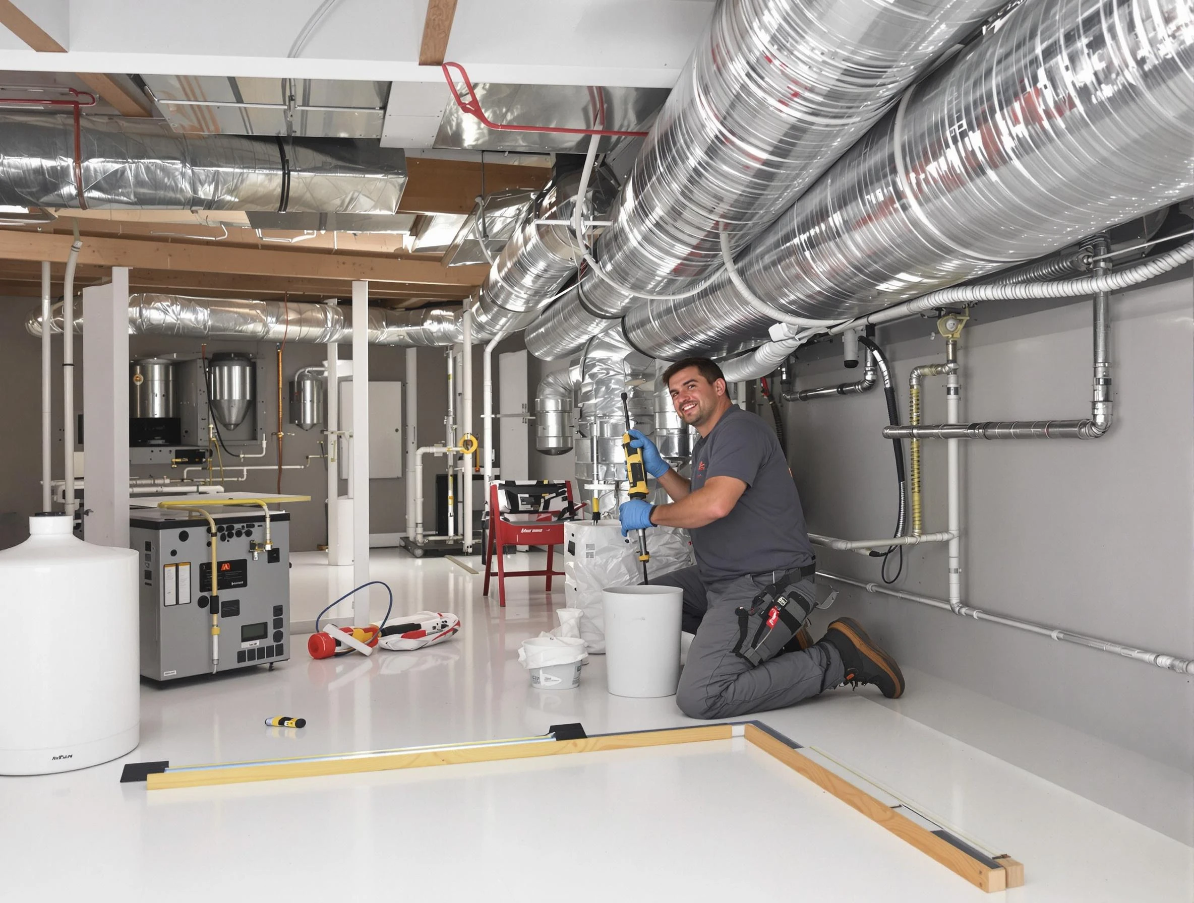Professional duct sealing service by North Versailles Air Duct Cleaning in North Versailles