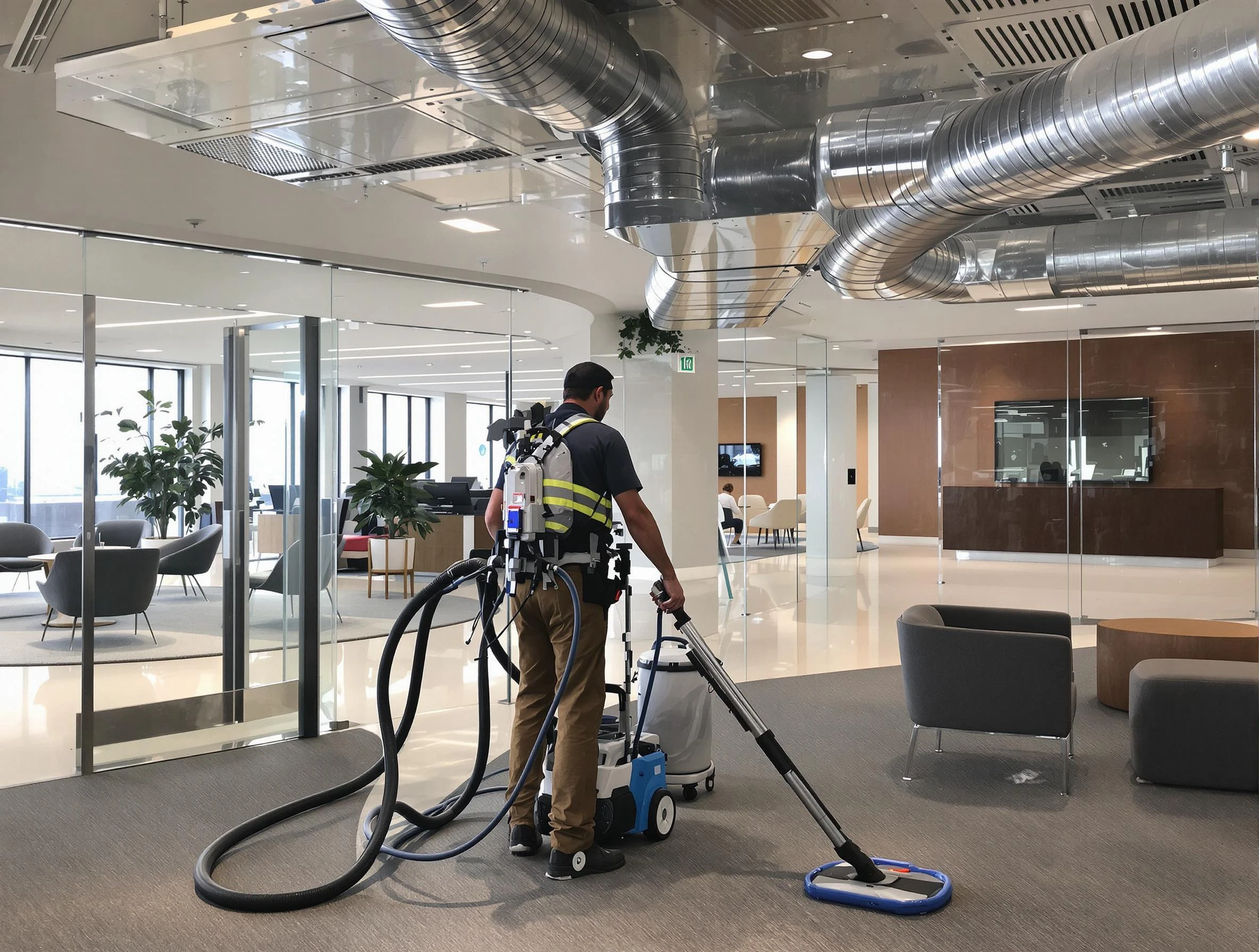 Commercial duct cleaning service by North Versailles Air Duct Cleaning in North Versailles